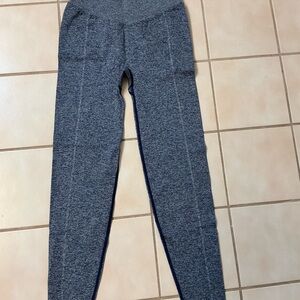 PINK Victoria's Secret High Waist Seamless Full Length Leggings NWT! Blue